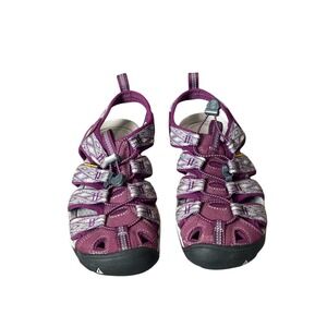 KEEN Whisper Water‎ Sandals 7.5 Purple Diamond Geo Pattern Hiking